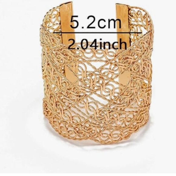 Golden Cuff Bracelet - Picture 3 of 3
